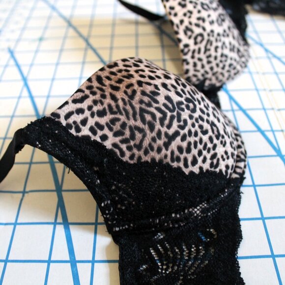 Tart Intimates Leopard Print Push-Up Bra, 34B - Picture 4 of 6